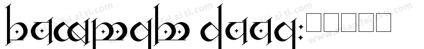 Tengwar Anna字体转换